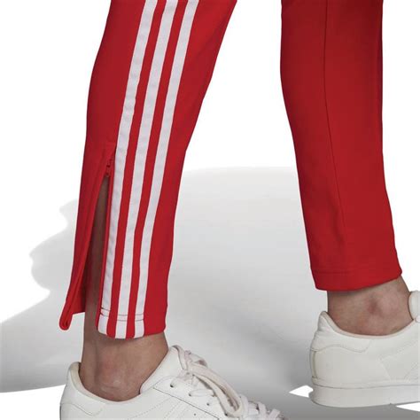 adidas blaue met rode spirtbroek dames|Adidas broek dames.